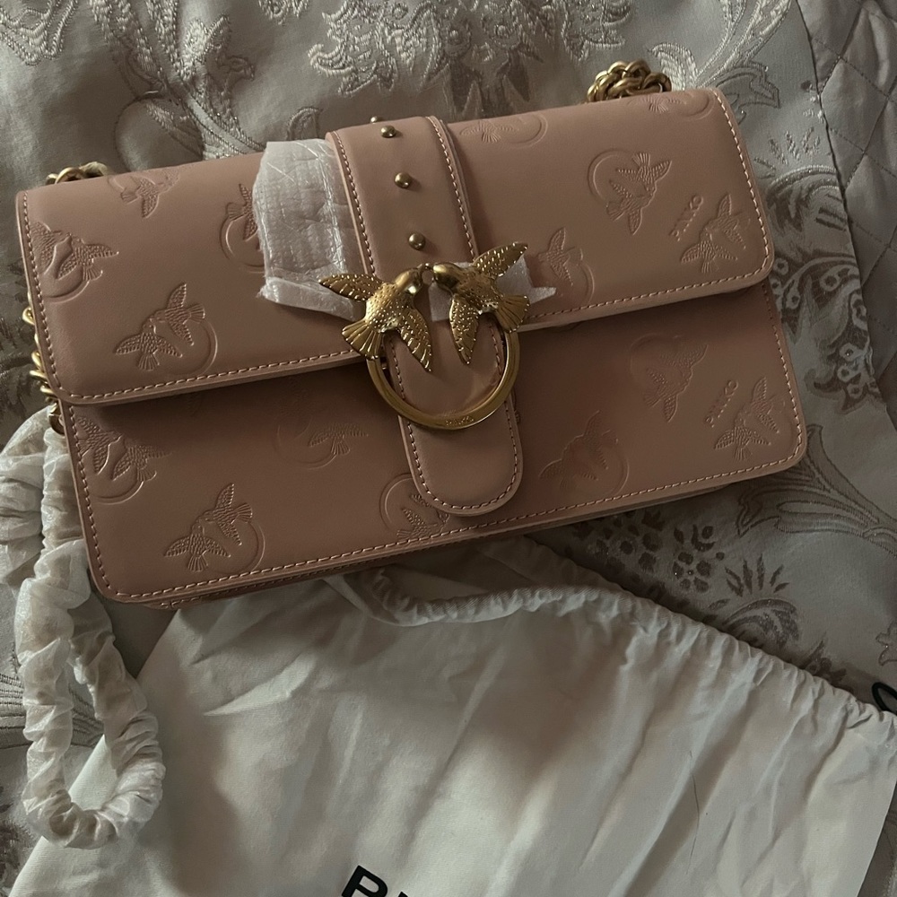 Pinko bag nude color very nice but too big for me 26 cm classic bag must have !!
